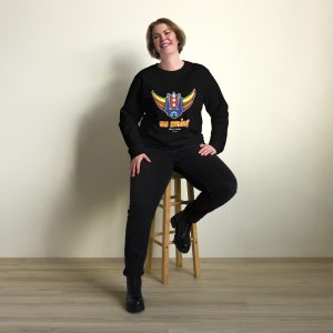 unisex organic sweatshirt ou belin goldorak