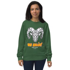 unisex organic sweatshirt ou belin geometric