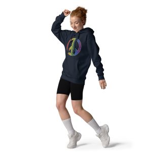 unisex hoodie all you need is rainbow