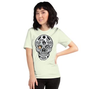 unisex t shirt la skull (pastel)