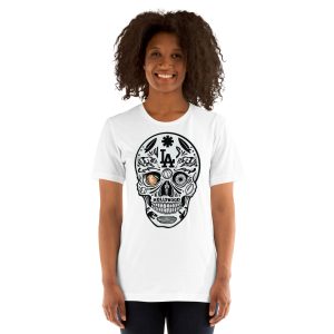 unisex t shirt la skull (basic)