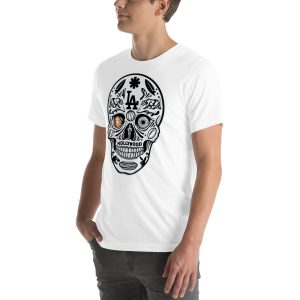 unisex t shirt la skull (special)