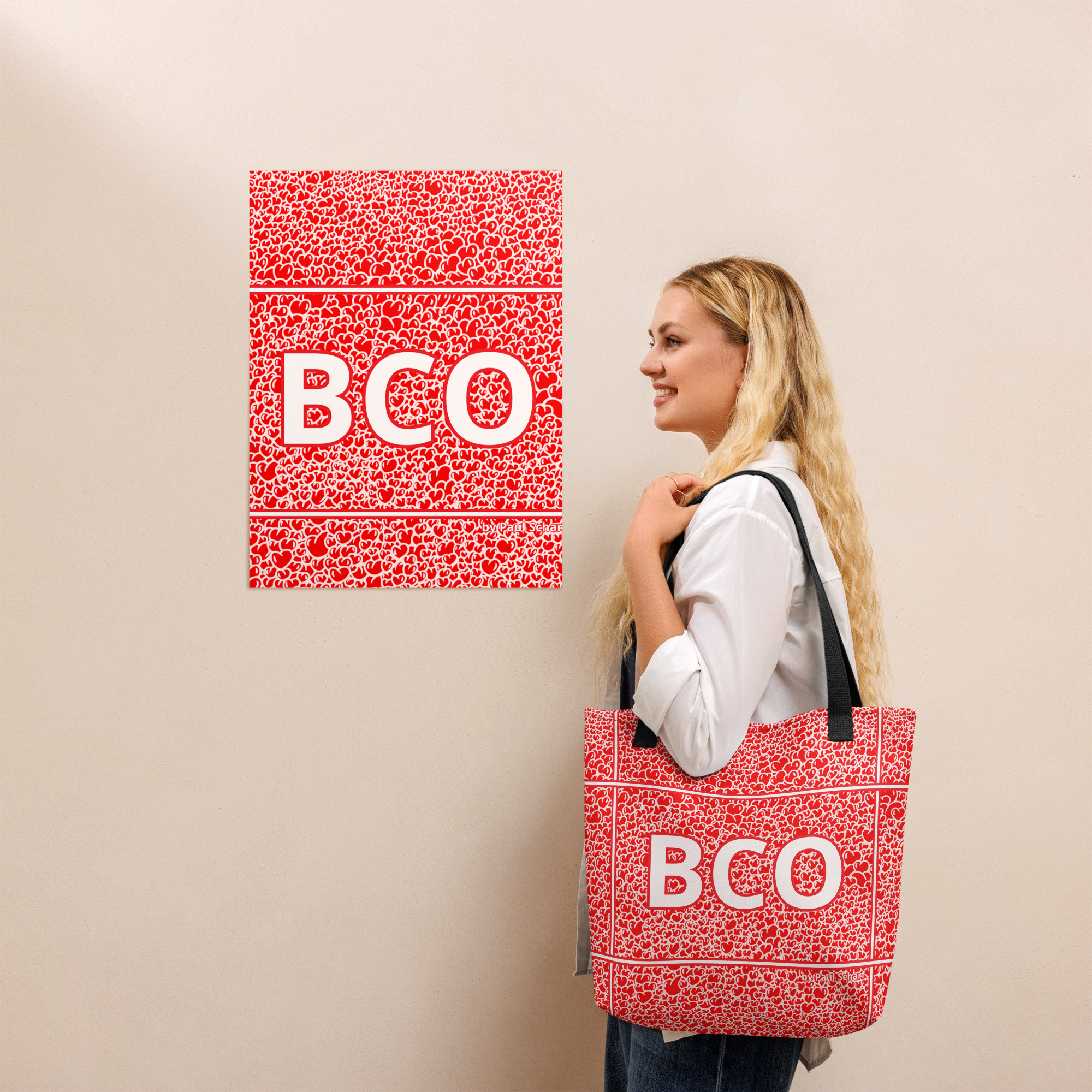 tote bag bco (first love)