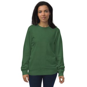 unisex organic sweatshirt ou belin (back print)