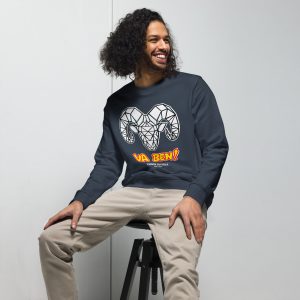 unisex organic sweatshirt ou belin (vaben geo)